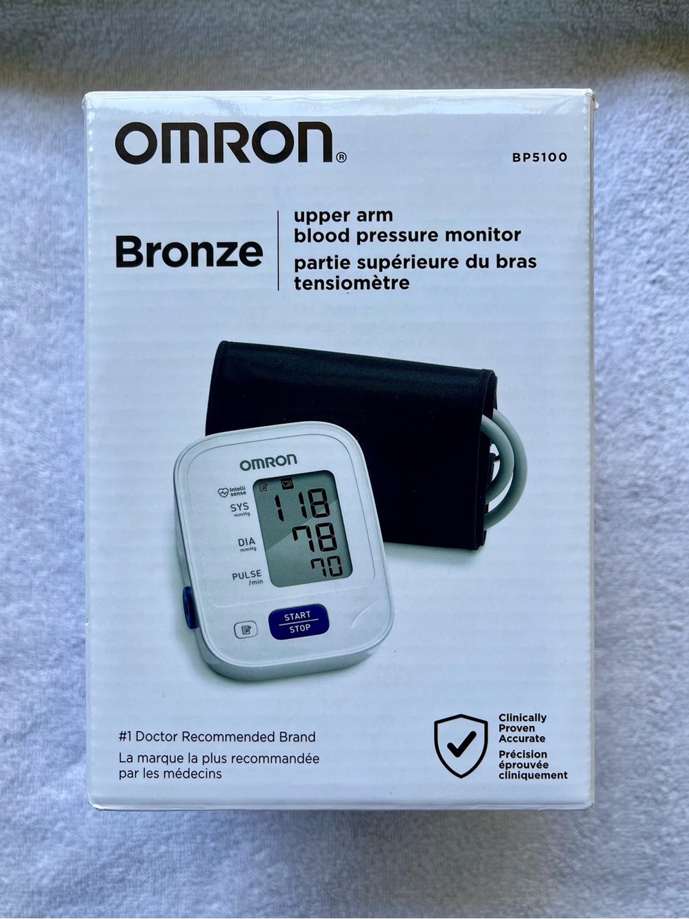 Omron Bronze Blood Pressure Monitor BP5100